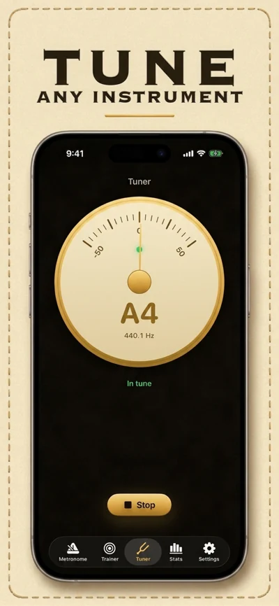 Rythmeno — Chromatic tuner